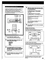 Preview for 21 page of Sony STR- D915 Operating Instructions Manual