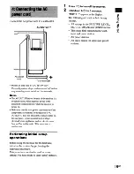 Preview for 19 page of Sony STR-DA1000ES Operating Instructions Manual