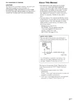 Preview for 3 page of Sony STR-DA1ES - Fm Stereo/fm-am Receiver Operating Instructions Manual