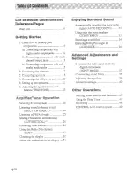 Preview for 4 page of Sony STR-DA1ES - Fm Stereo/fm-am Receiver Operating Instructions Manual