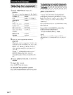 Preview for 24 page of Sony STR-DA1ES - Fm Stereo/fm-am Receiver Operating Instructions Manual