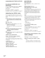 Preview for 38 page of Sony STR-DA1ES - Fm Stereo/fm-am Receiver Operating Instructions Manual