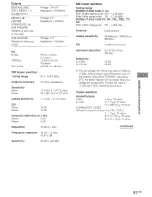 Preview for 61 page of Sony STR-DA1ES - Fm Stereo/fm-am Receiver Operating Instructions Manual