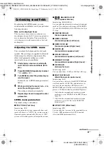 Preview for 37 page of Sony STR-DA2100ES Operating Instructions for STRDA2100ES Operating Instructions Manual