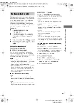 Предварительный просмотр 43 страницы Sony STR-DA2100ES Operating Instructions for STRDA2100ES Operating Instructions Manual