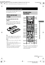 Предварительный просмотр 49 страницы Sony STR-DA2100ES Operating Instructions for STRDA2100ES Operating Instructions Manual