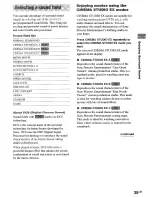 Preview for 35 page of Sony STR-DA2ES - Fm Stereo/fm-am Receiver Operating Instructions Manual