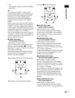 Предварительный просмотр 21 страницы Sony STR-DA3000ES Operating Instructions Manual