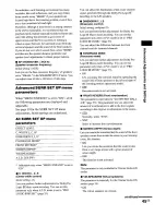 Предварительный просмотр 45 страницы Sony STR-DA3000ES Operating Instructions Manual