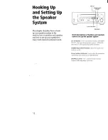 Preview for 12 page of Sony STR-DA30ES - Fm Stereo/fm-am Receiver Operating Instructions Manual