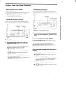 Preview for 19 page of Sony STR-DA30ES - Fm Stereo/fm-am Receiver Operating Instructions Manual