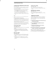 Preview for 34 page of Sony STR-DA30ES - Fm Stereo/fm-am Receiver Operating Instructions Manual