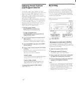 Preview for 42 page of Sony STR-DA30ES - Fm Stereo/fm-am Receiver Operating Instructions Manual