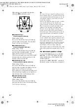 Preview for 22 page of Sony STR-DA3100ES - Fm Stereo/fm-am Receiver Operating Instructions Manual