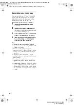 Preview for 52 page of Sony STR-DA3100ES - Fm Stereo/fm-am Receiver Operating Instructions Manual