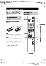 Preview for 67 page of Sony STR-DA3100ES - Fm Stereo/fm-am Receiver Operating Instructions Manual