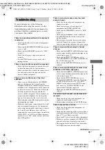 Preview for 73 page of Sony STR-DA3100ES - Fm Stereo/fm-am Receiver Operating Instructions Manual