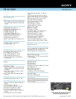 Предварительный просмотр 2 страницы Sony STR-DA3100ES - Fm Stereo/fm-am Receiver Specifications