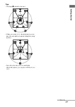 Предварительный просмотр 21 страницы Sony STR-DA3600ES - Multi Channel Av Receiver Operating Instructions Manual