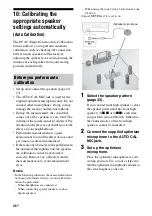 Предварительный просмотр 46 страницы Sony STR-DA3600ES - Multi Channel Av Receiver Operating Instructions Manual