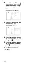 Предварительный просмотр 56 страницы Sony STR-DA3600ES - Multi Channel Av Receiver Operating Instructions Manual