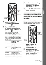 Предварительный просмотр 59 страницы Sony STR-DA3600ES - Multi Channel Av Receiver Operating Instructions Manual