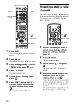 Предварительный просмотр 68 страницы Sony STR-DA3600ES - Multi Channel Av Receiver Operating Instructions Manual