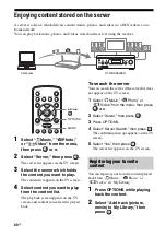 Предварительный просмотр 80 страницы Sony STR-DA3600ES - Multi Channel Av Receiver Operating Instructions Manual