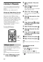 Предварительный просмотр 84 страницы Sony STR-DA3600ES - Multi Channel Av Receiver Operating Instructions Manual