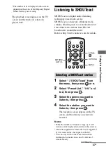 Предварительный просмотр 87 страницы Sony STR-DA3600ES - Multi Channel Av Receiver Operating Instructions Manual