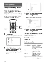 Предварительный просмотр 106 страницы Sony STR-DA3600ES - Multi Channel Av Receiver Operating Instructions Manual