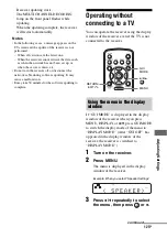 Предварительный просмотр 125 страницы Sony STR-DA3600ES - Multi Channel Av Receiver Operating Instructions Manual