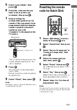 Предварительный просмотр 137 страницы Sony STR-DA3600ES - Multi Channel Av Receiver Operating Instructions Manual