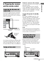 Предварительный просмотр 43 страницы Sony STR-DA3700ES Operating Instructions Manual