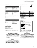 Предварительный просмотр 5 страницы Sony STR-DA3ES - Fm Stereo/fm-am Receiver Service Manual