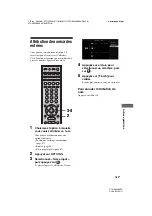 Предварительный просмотр 249 страницы Sony STR-DA4300ES - Multi Channel Av Receiver Operating Instructions Manual