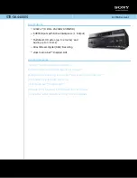 Sony STR-DA4400ES Specifications предпросмотр