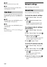 Предварительный просмотр 124 страницы Sony STR-DA4600ES - 7.1 Channel Es Receiver Operating Instructions Manual