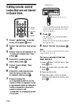 Предварительный просмотр 144 страницы Sony STR-DA4600ES - 7.1 Channel Es Receiver Operating Instructions Manual