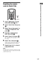 Предварительный просмотр 145 страницы Sony STR-DA4600ES - 7.1 Channel Es Receiver Operating Instructions Manual