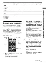 Предварительный просмотр 147 страницы Sony STR-DA4600ES - 7.1 Channel Es Receiver Operating Instructions Manual