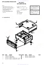 Предварительный просмотр 72 страницы Sony STR-DA4ES - Fm Stereo/fm-am Receiver Service Manual