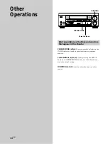 Preview for 44 page of Sony STR-DA50ES - Fm Stereo/fm-am Receiver Operating Instructions Manual