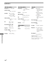 Preview for 50 page of Sony STR-DA50ES - Fm Stereo/fm-am Receiver Operating Instructions Manual