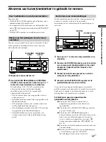 Preview for 127 page of Sony STR-DA50ES - Fm Stereo/fm-am Receiver Operating Instructions Manual