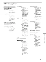 Preview for 157 page of Sony STR-DA50ES - Fm Stereo/fm-am Receiver Operating Instructions Manual