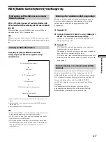 Preview for 203 page of Sony STR-DA50ES - Fm Stereo/fm-am Receiver Operating Instructions Manual