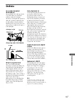 Preview for 211 page of Sony STR-DA50ES - Fm Stereo/fm-am Receiver Operating Instructions Manual