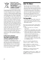 Preview for 4 page of Sony STR-DA5400ES Operating Instructions Manual