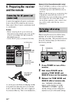 Preview for 44 page of Sony STR-DA5400ES Operating Instructions Manual